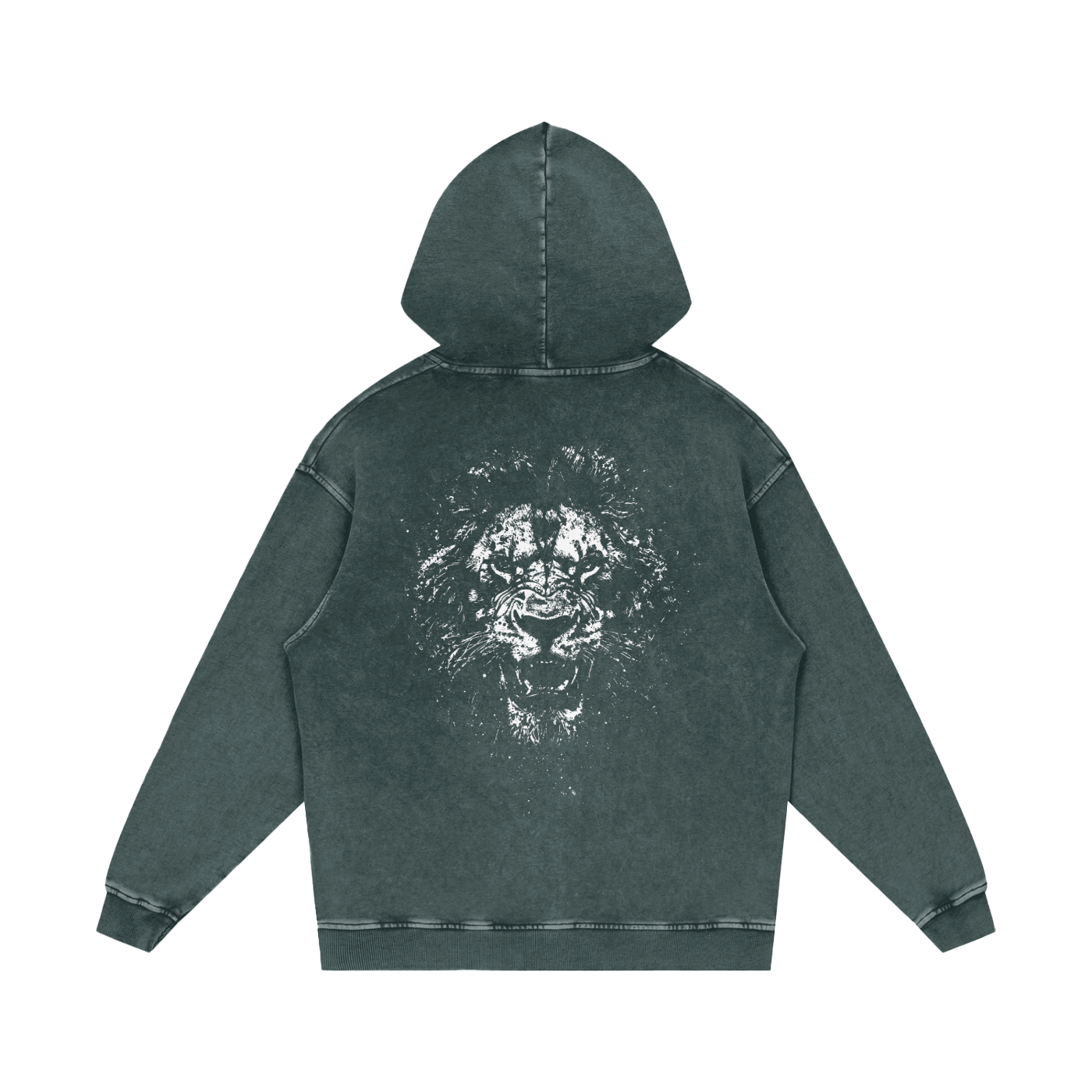 BEAST Acid Wash Oversize Hoodie - 420 GSM