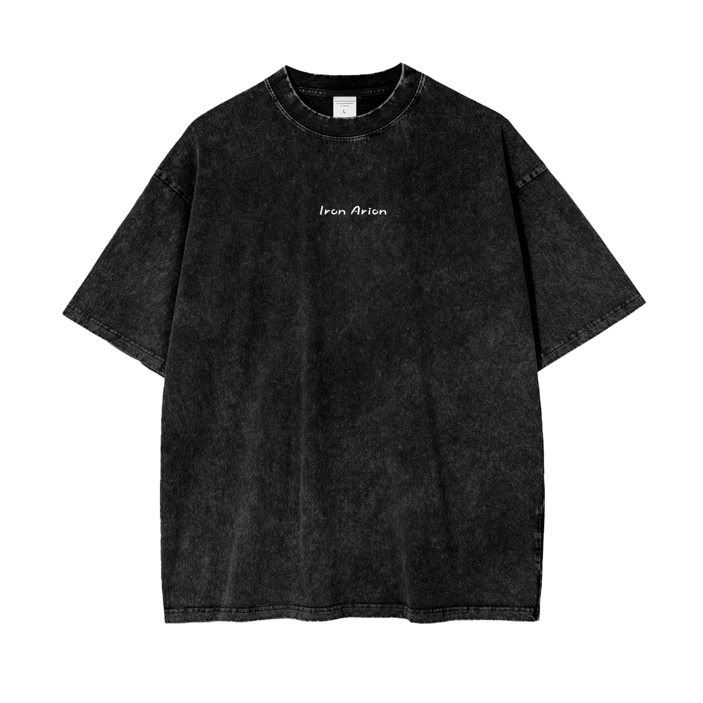 Oversize Snow Washed T-Shirt "IRON"
