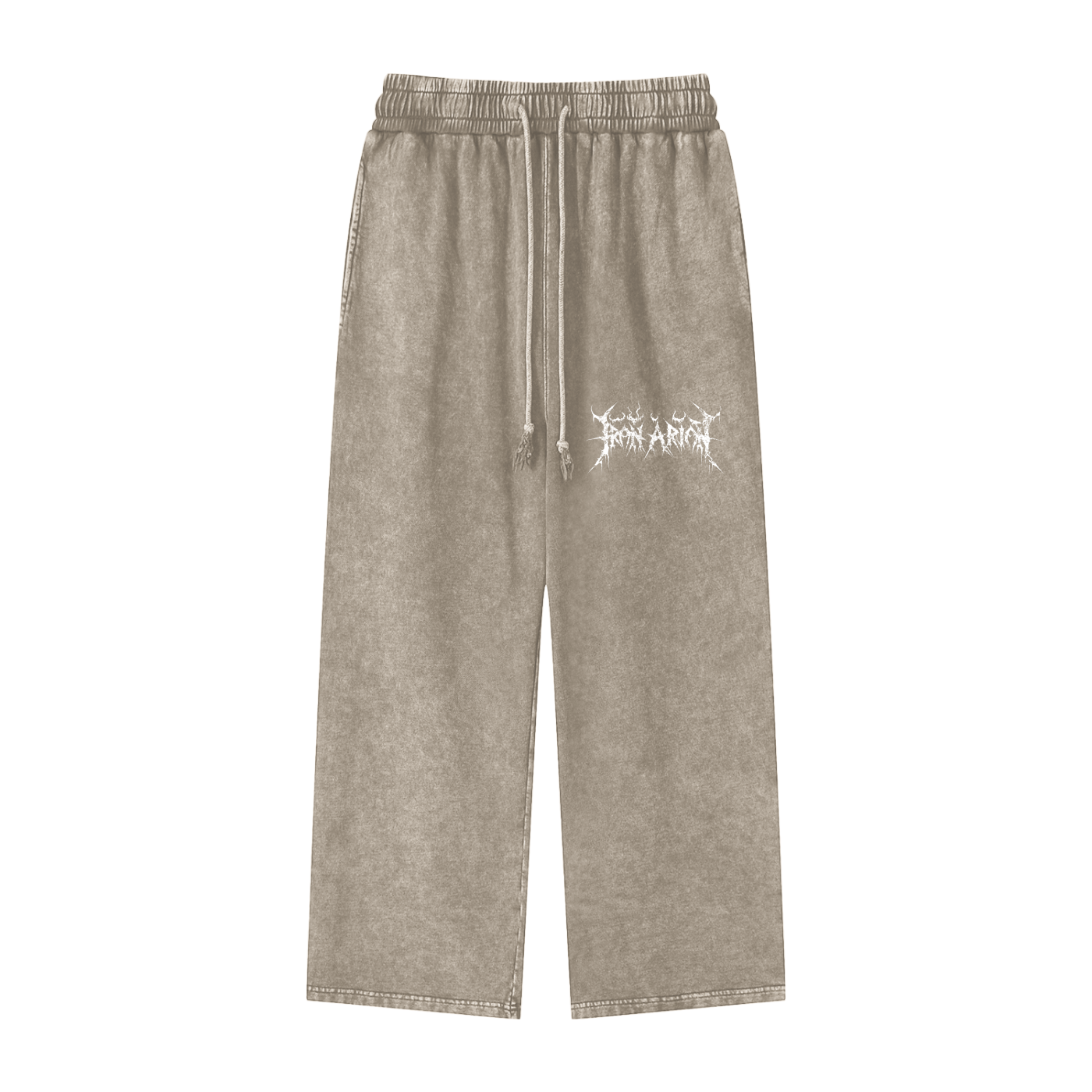 Acid Wash Straight Leg Sweatpants