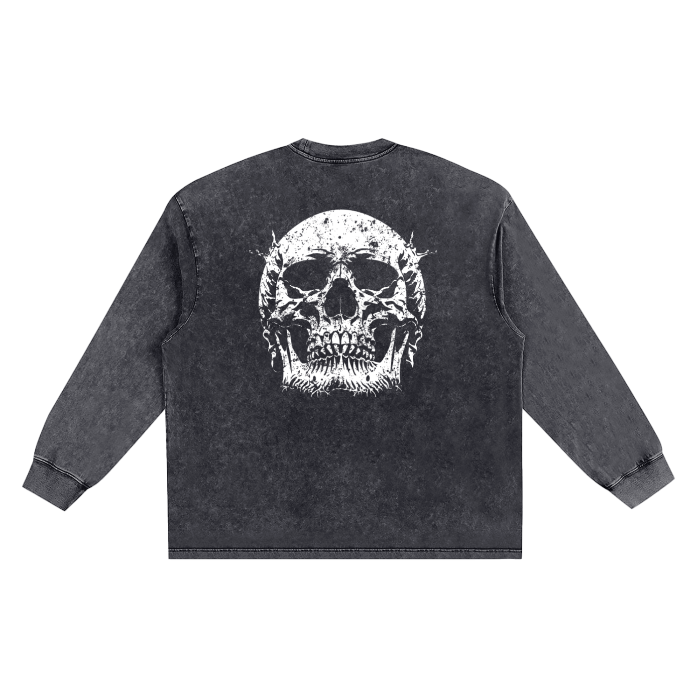 Snow Washed Oversize Long Sleeve T-shirt