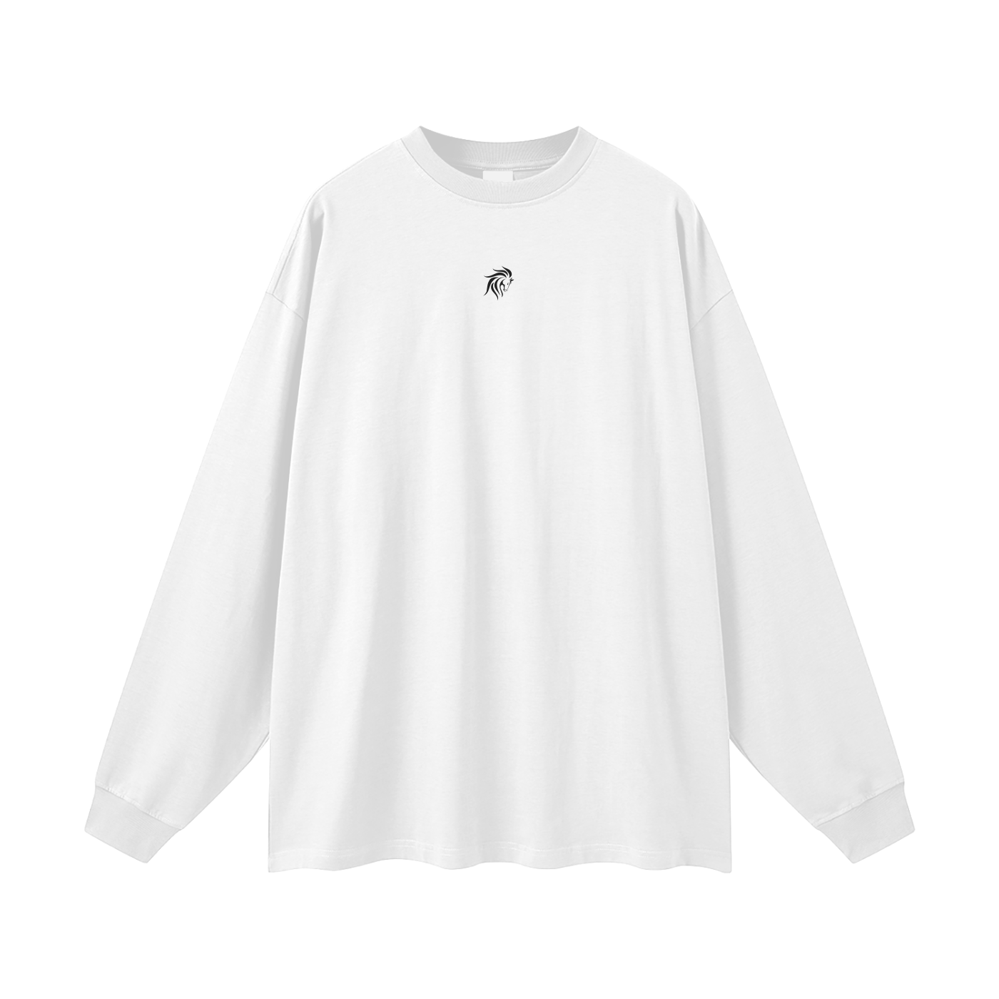 Streetwear Unisex 305G FOG 100% Cotton Long Sleeve Tee