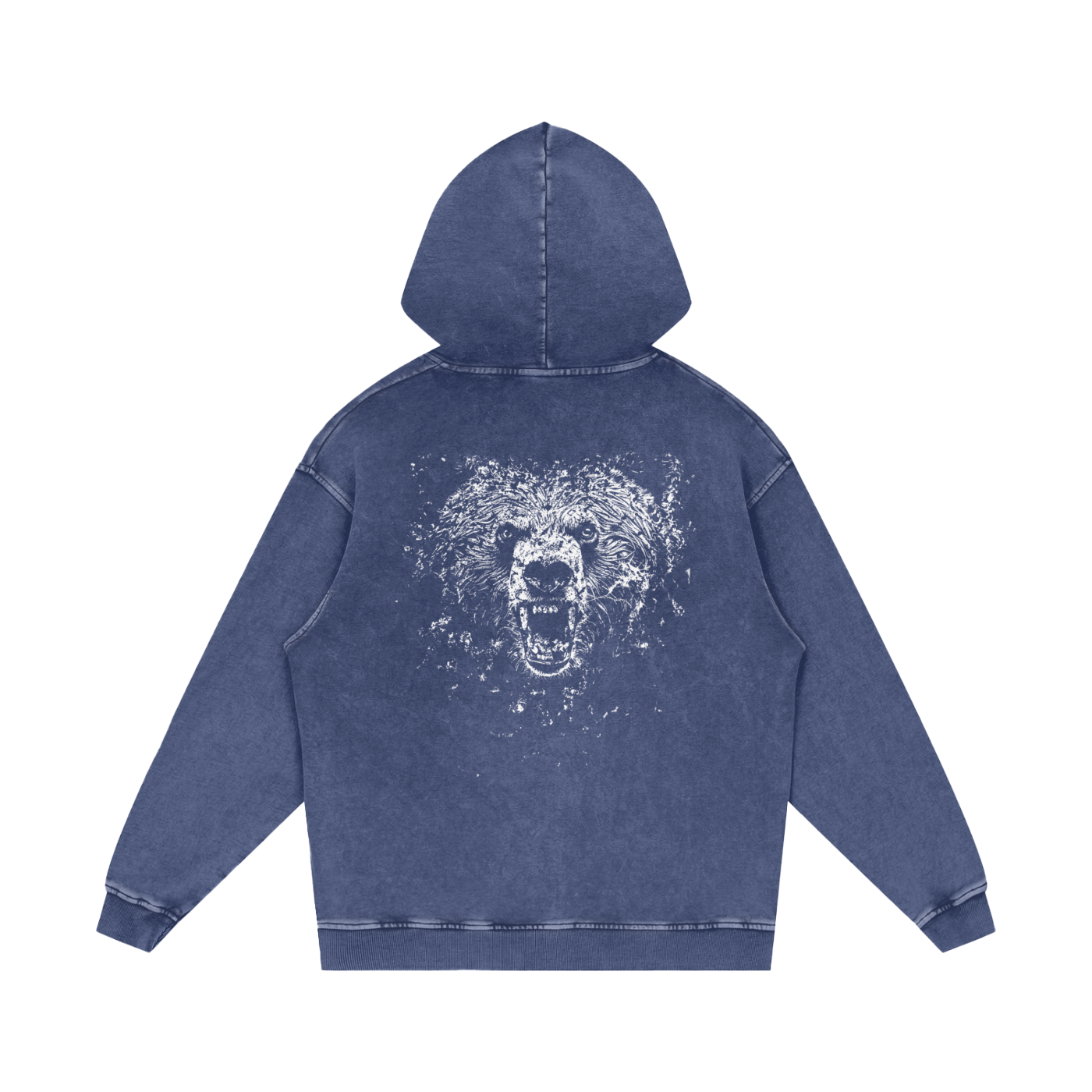 BEAST Acid Wash Oversize Hoodie - 420 GSM