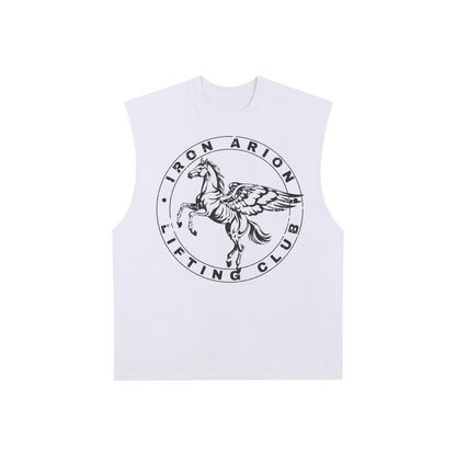 Raw Edge Cotton Tank Top