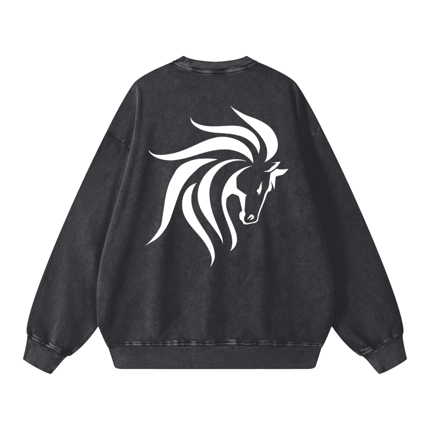 Acid Wash Oversize Sweatshirt - 360 GSM