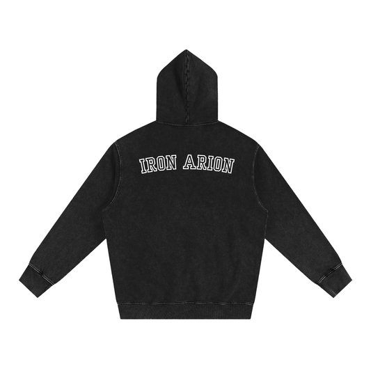 Heavyweight Pure Cotton Classic Snow Washed Hoodie