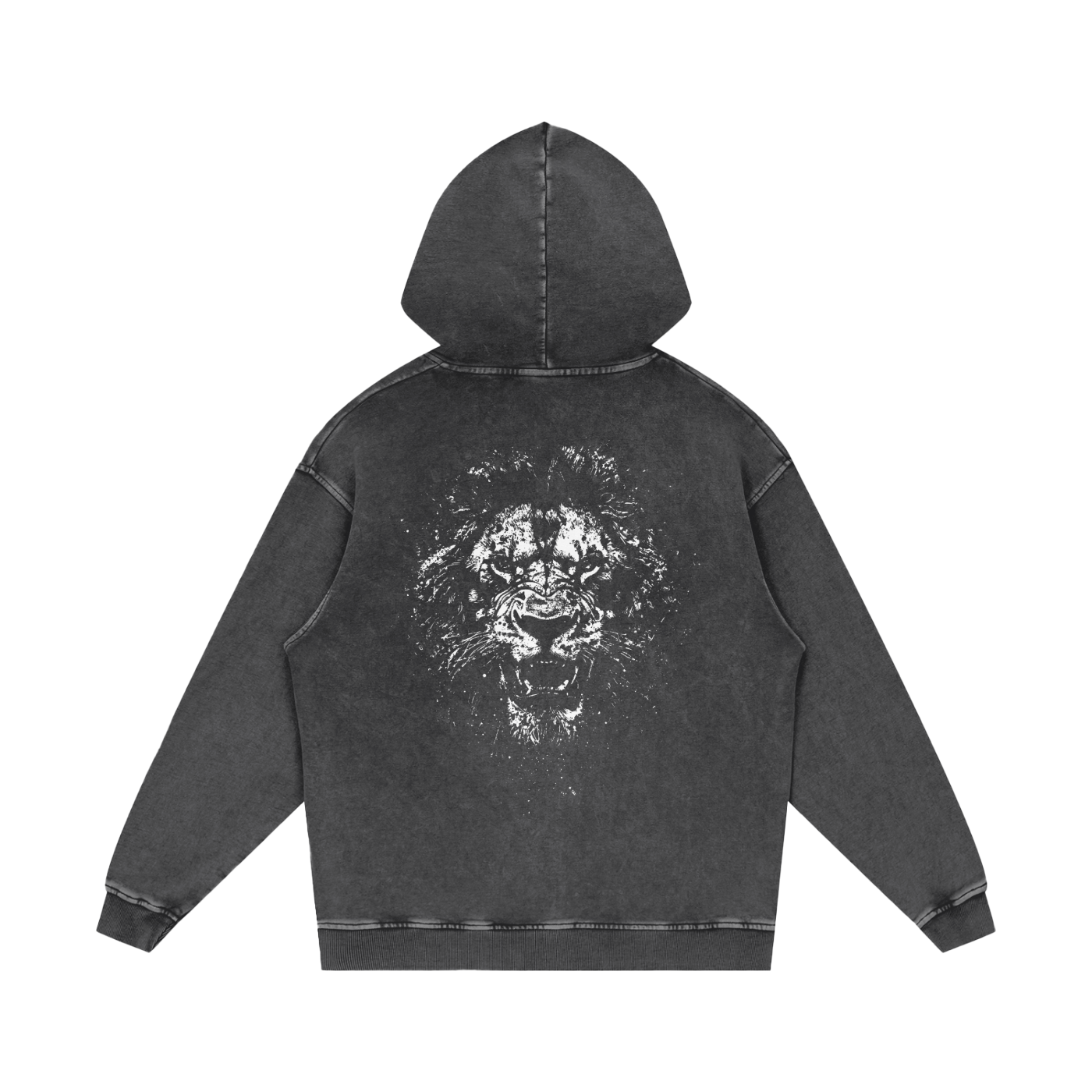 BEAST Acid Wash Oversize Hoodie - 420 GSM