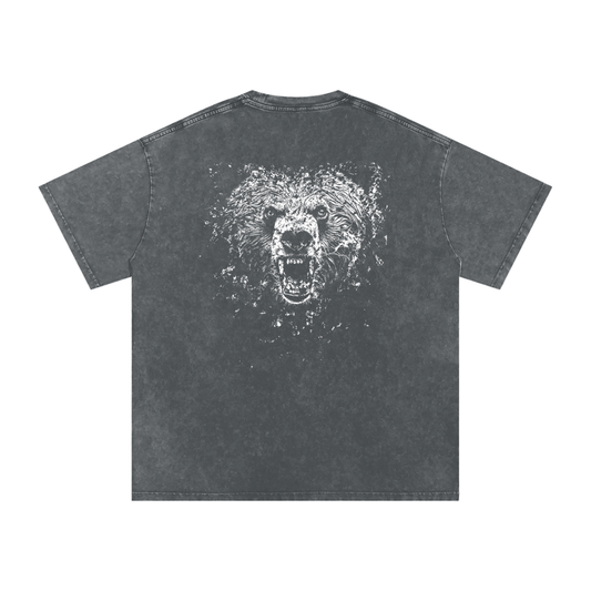 BEAST Acid Wash Oversize T-Shirt - 250 GSM