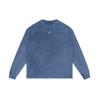 Acid Wash Oversize Long Sleeve