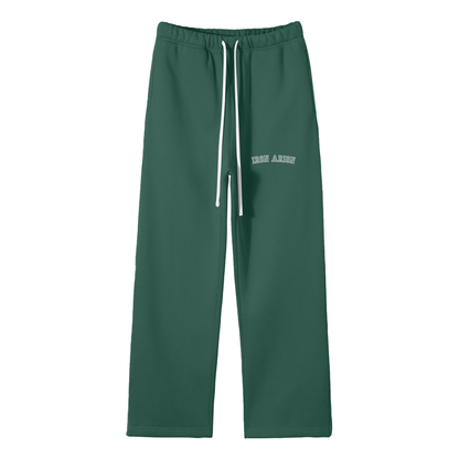 Streetwear Fleece Straight Leg Sweatpants