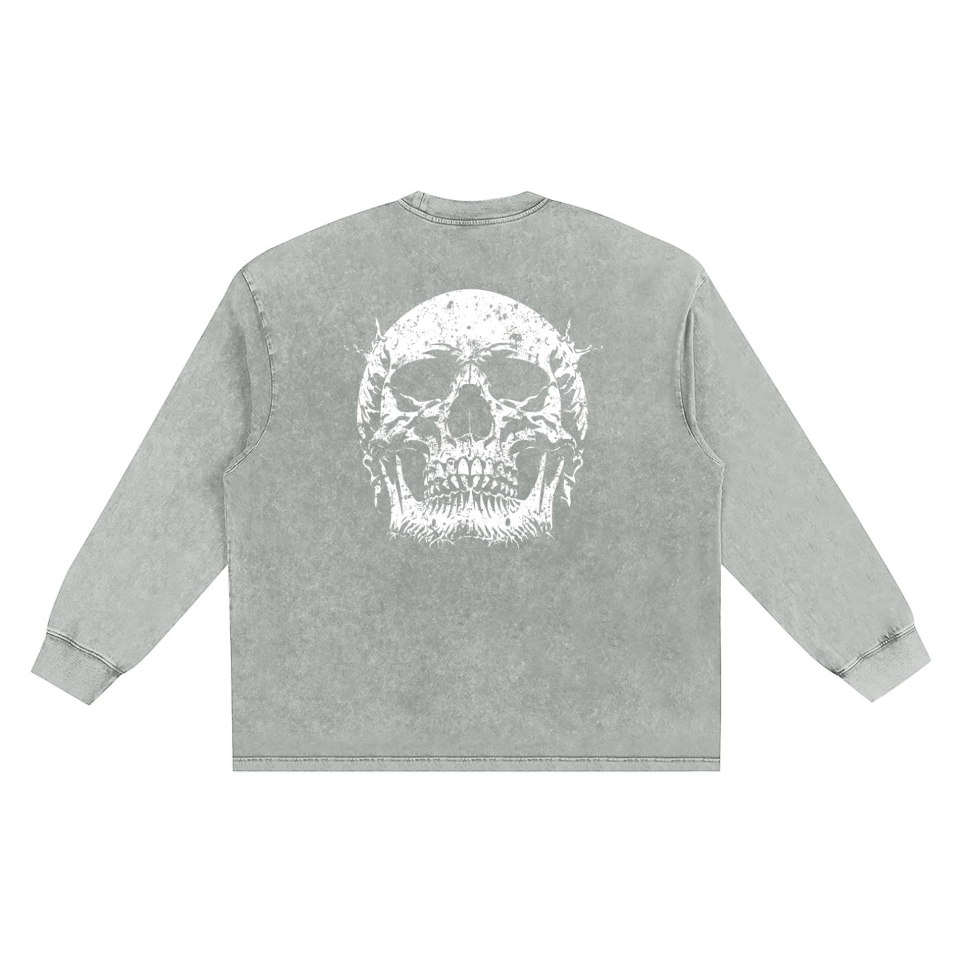 Snow Washed Oversize Long Sleeve T-shirt