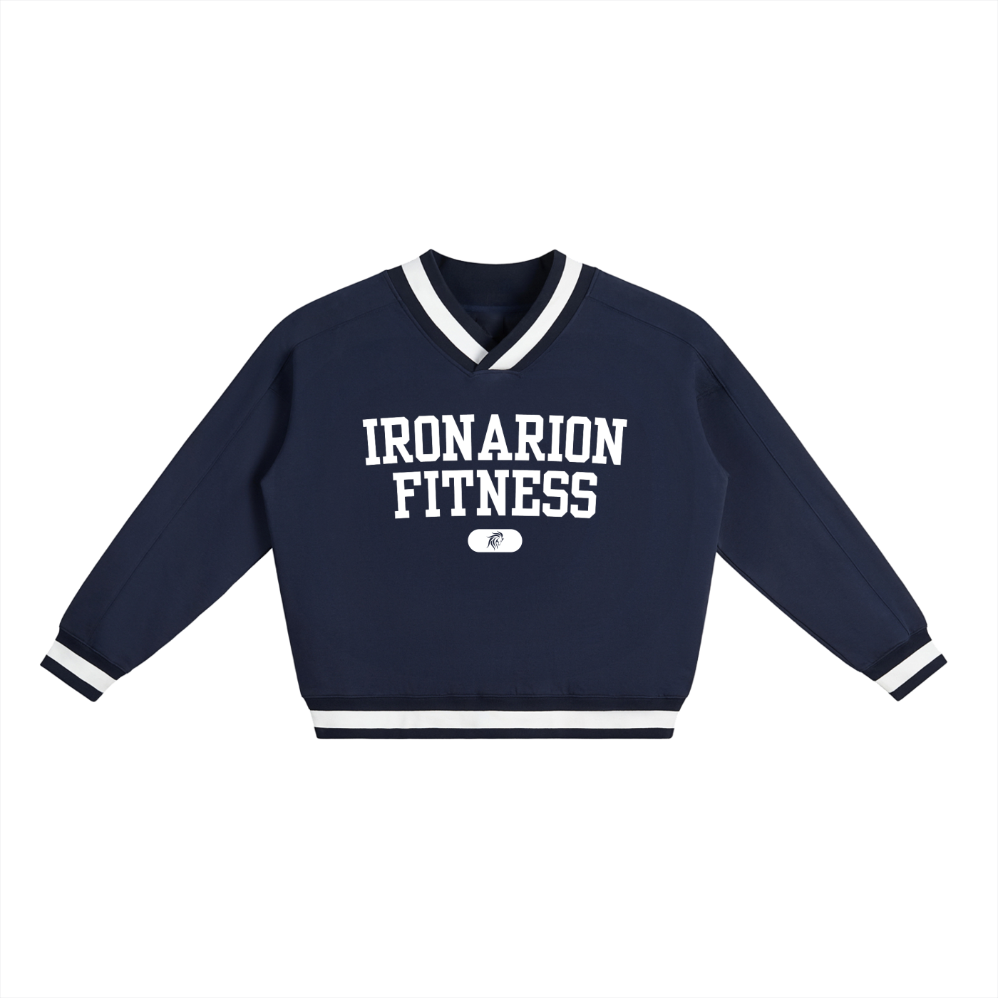 V-Neck Boxy Sweatshirt