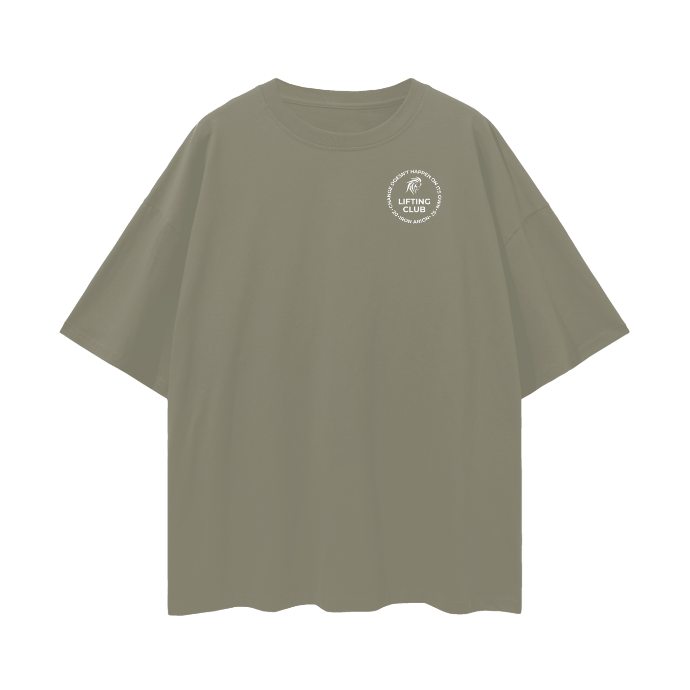 Oversize Deep Drop Shoulder Tee