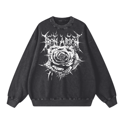 Acid Wash Oversize Sweatshirt - 360 GSM