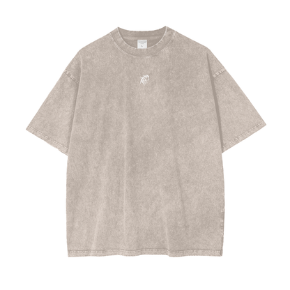 "DIVINE" Oversize Snow Washed T-Shirt