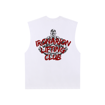 Raw Edge Cotton Tank Top