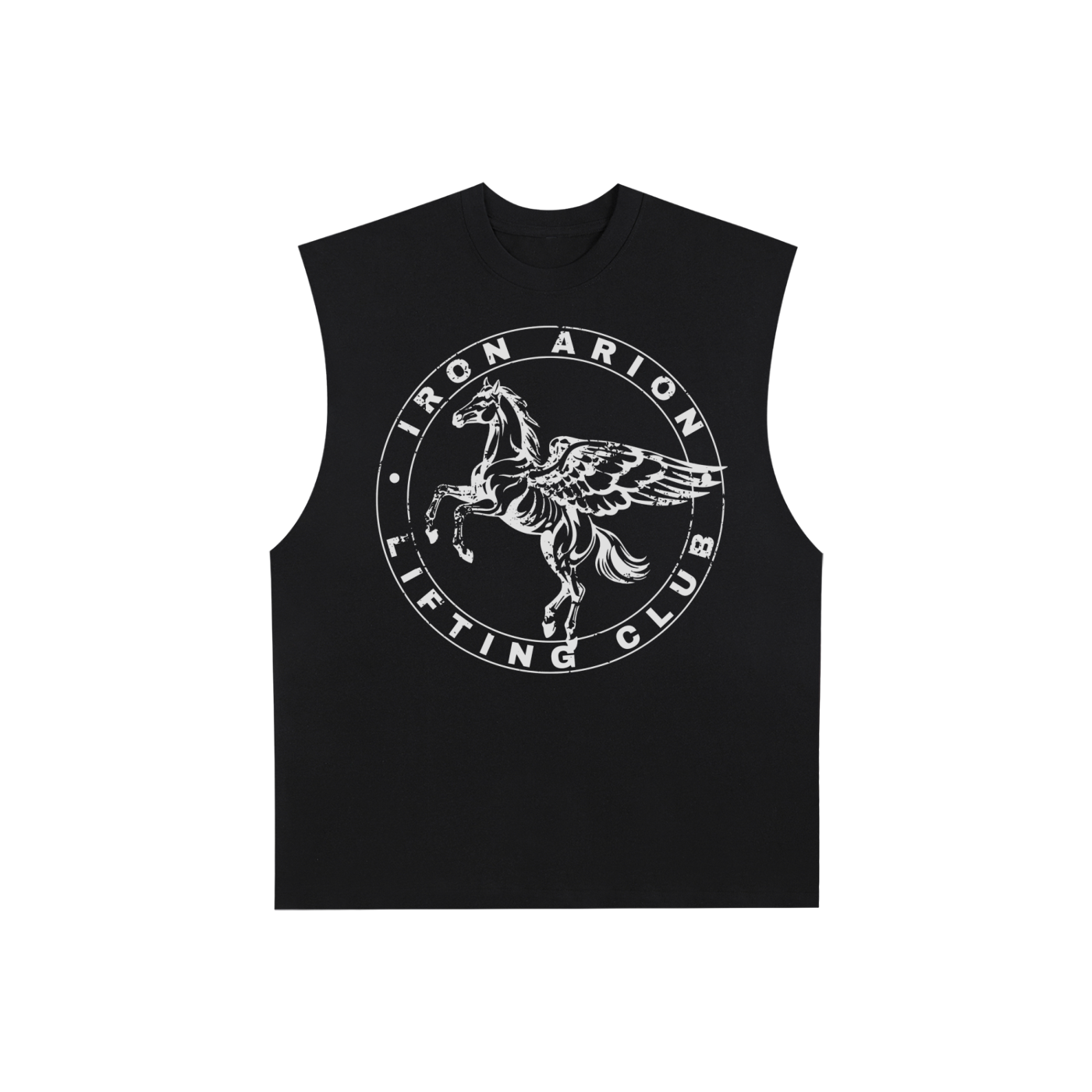 Raw Edge Cotton Tank Top