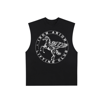 Raw Edge Cotton Tank Top