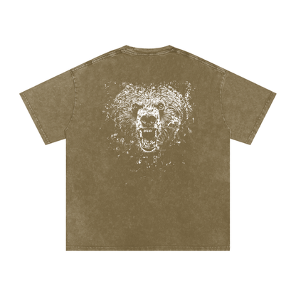 BEAST Acid Wash Oversize T-Shirt