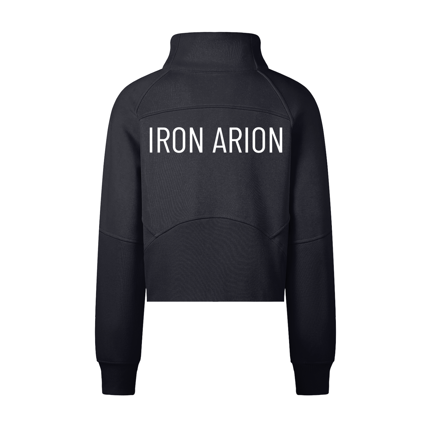 Cropped Half-Zip Sweatshirt