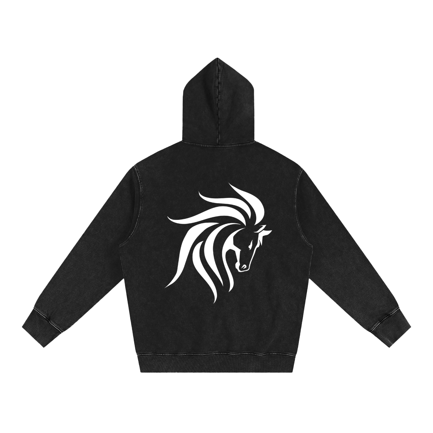 Heavyweight Pure Cotton Classic Snow Washed Hoodie