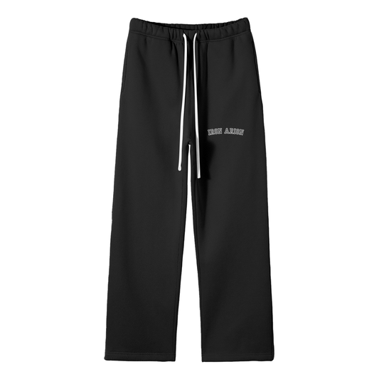 Streetwear Fleece Straight Leg Sweatpants