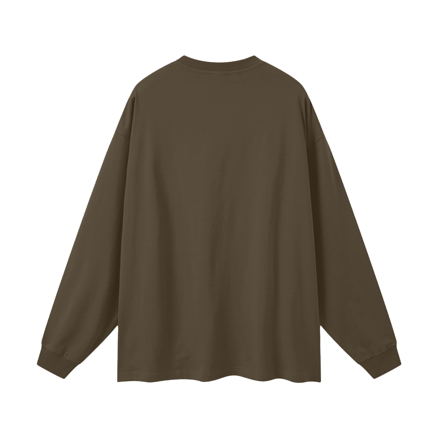 Streetwear Unisex 305G FOG 100% Cotton Long Sleeve Tee