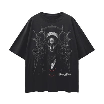 Oversize Deep Drop Shoulder Tee