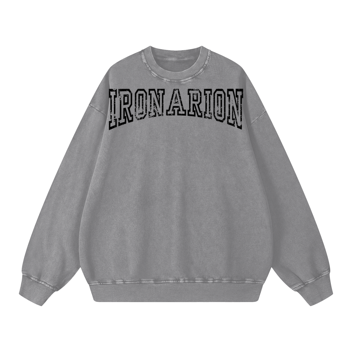 Acid Wash Oversize Sweatshirt - 360 GSM