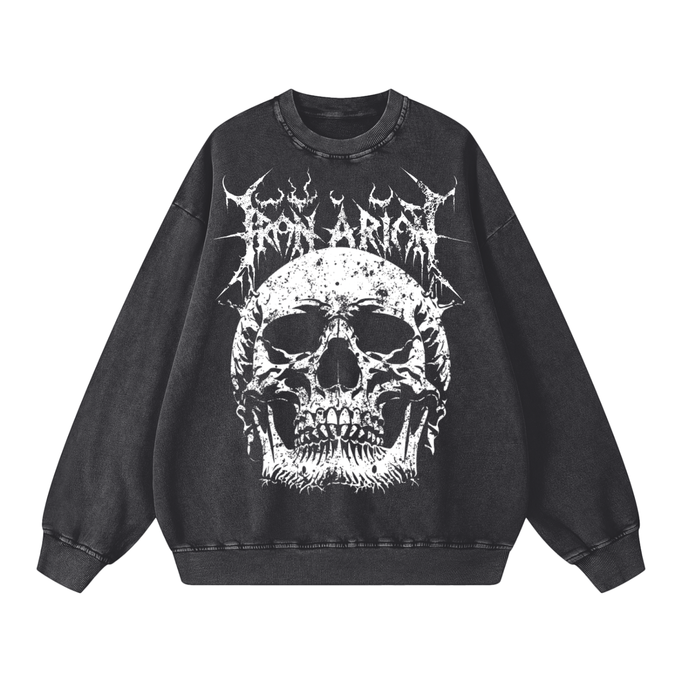 Acid Wash Oversize Sweatshirt - 360 GSM