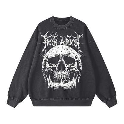 Acid Wash Oversize Sweatshirt - 360 GSM
