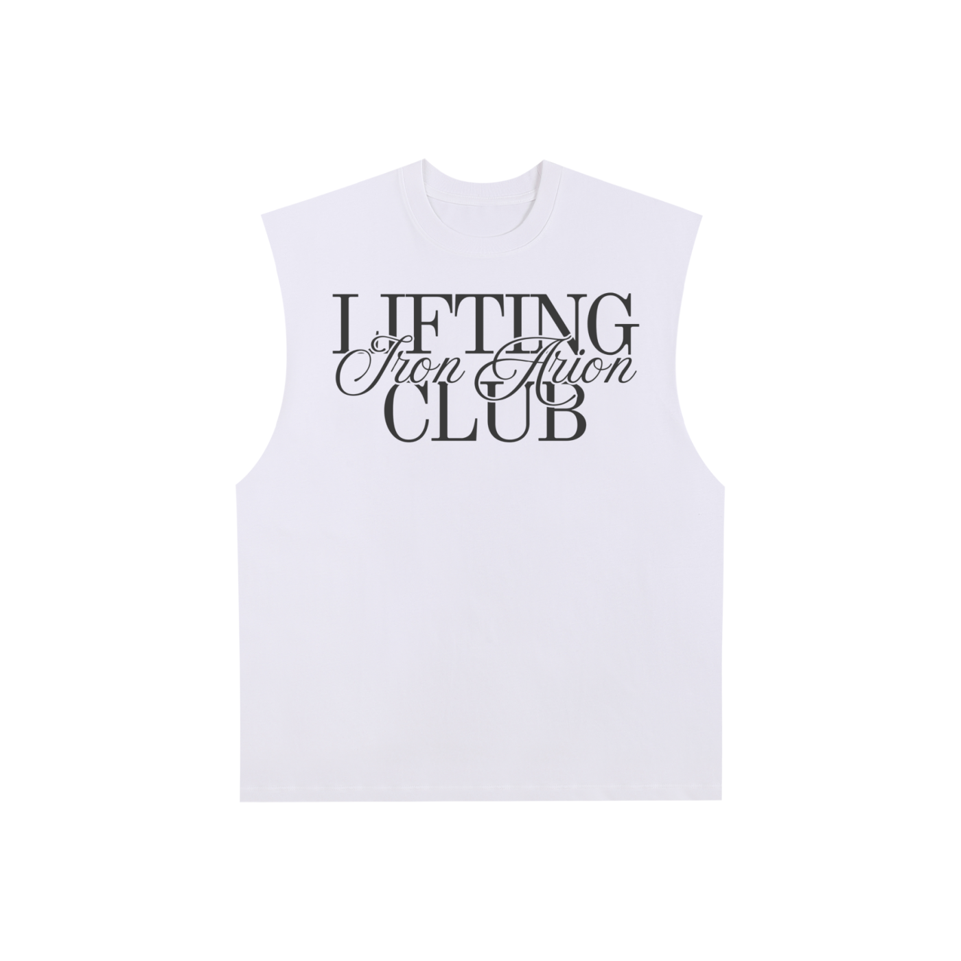Raw Edge Cotton Tank Top