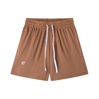 Mesh Drawstring Shorts