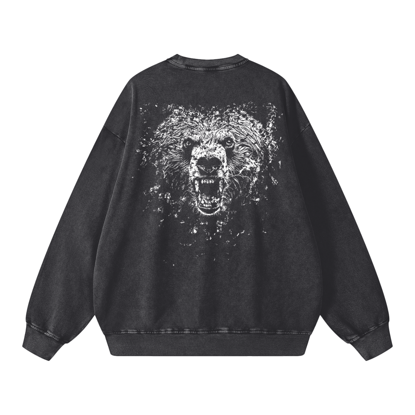 Acid Wash Oversize Sweatshirt - 360 GSM