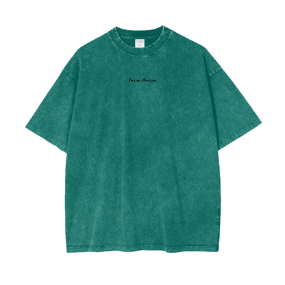 Oversize Snow Washed T-Shirt "IRON"
