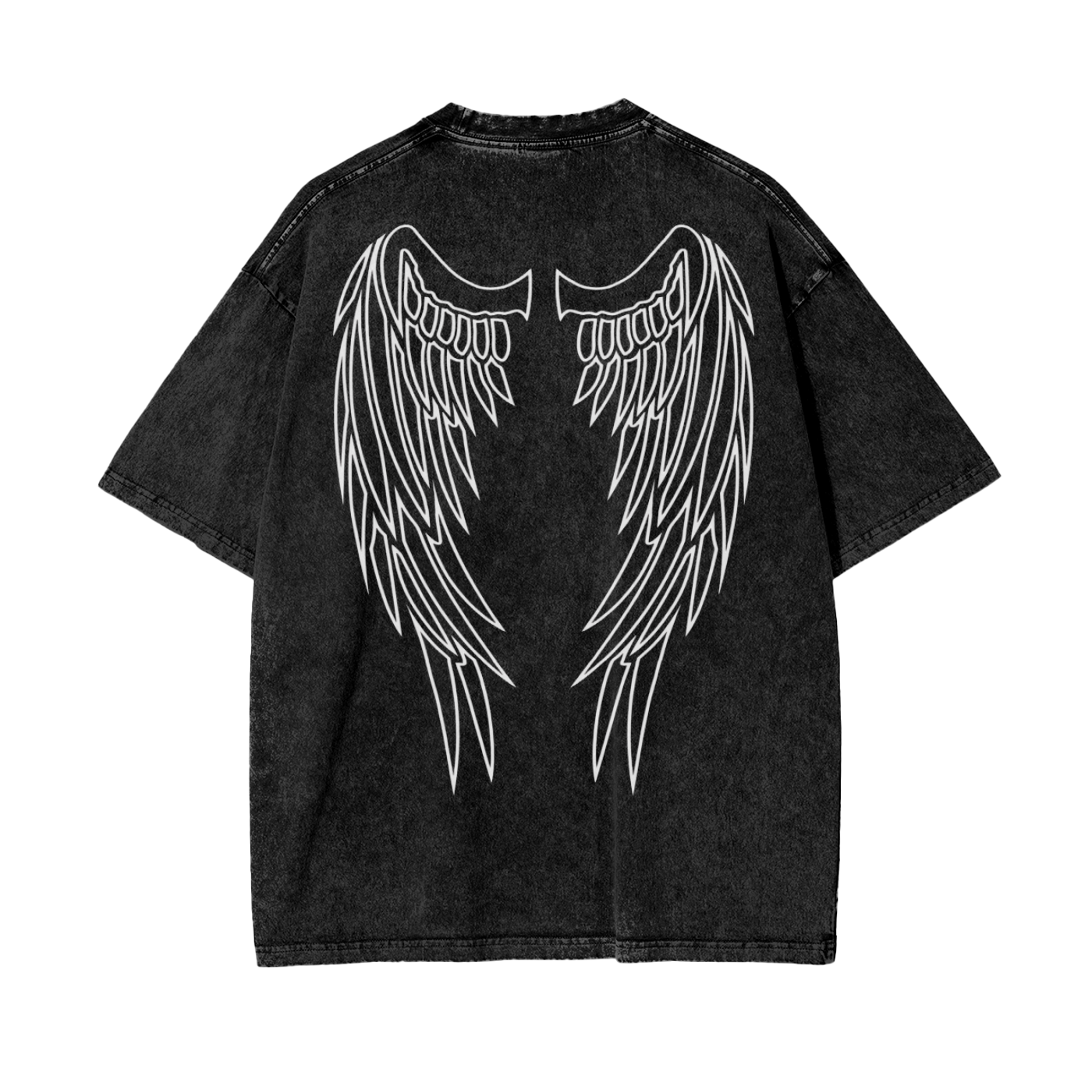 "DIVINE" Oversize Snow Washed T-Shirt