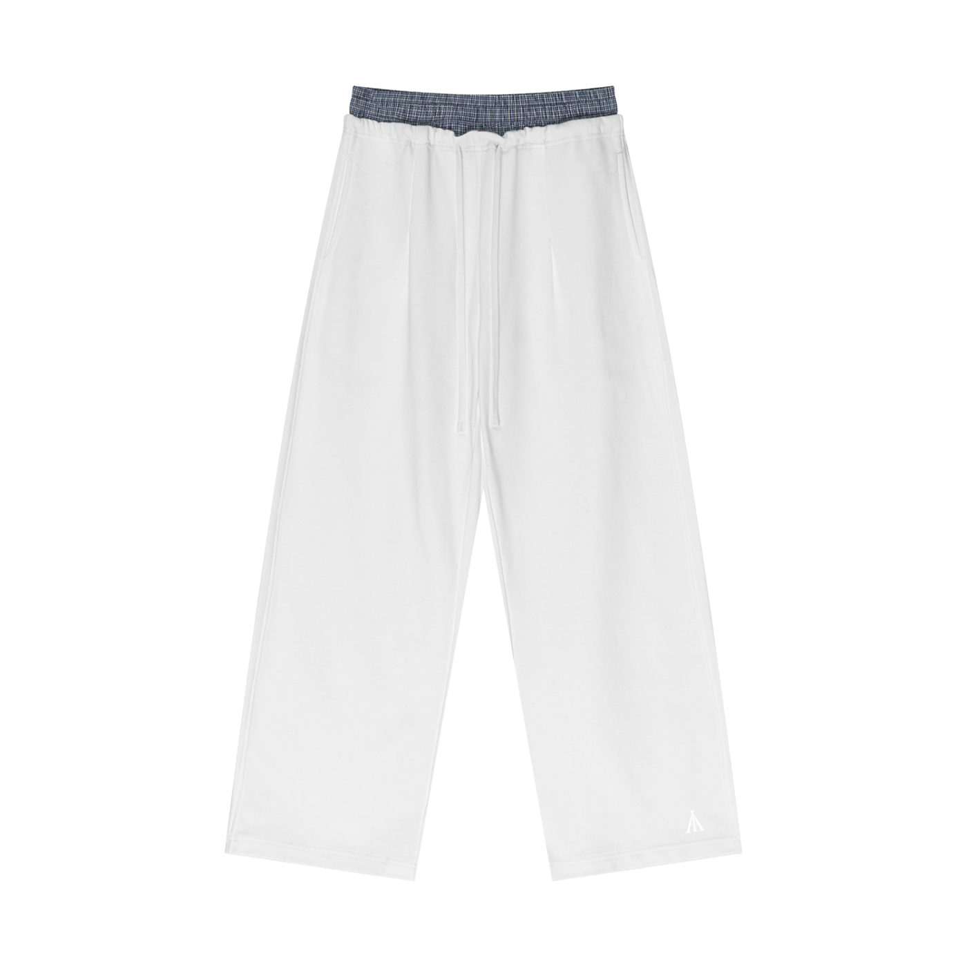 Plaid Waist Sweatpants