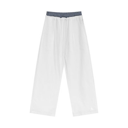 Plaid Waist Sweatpants