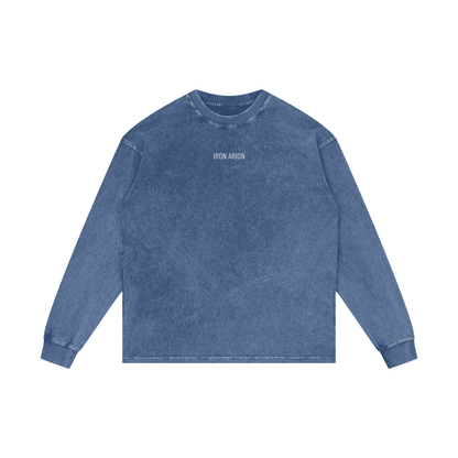 Acid Wash Oversize Long Sleeve