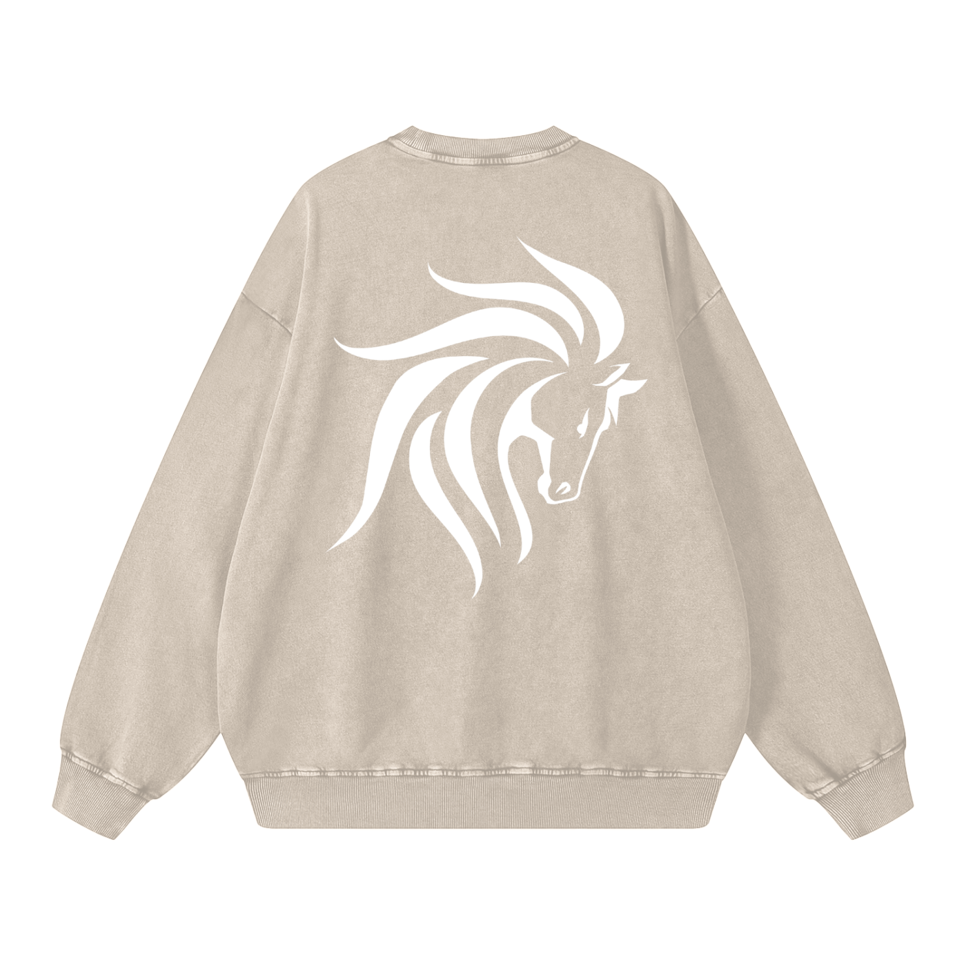 Acid Wash Oversize Sweatshirt - 360 GSM