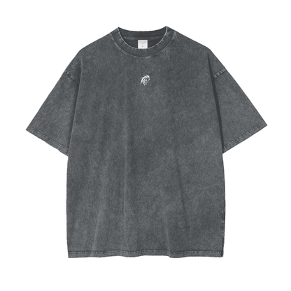 "DIVINE" Oversize Snow Washed T-Shirt