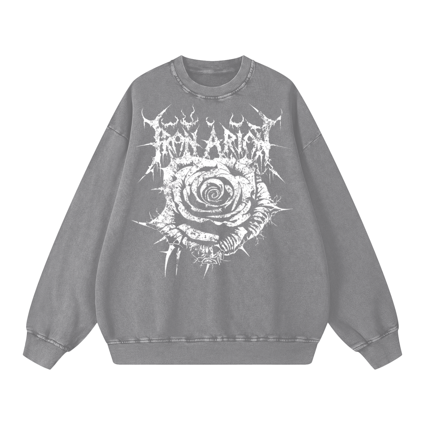 Acid Wash Oversize Sweatshirt - 360 GSM