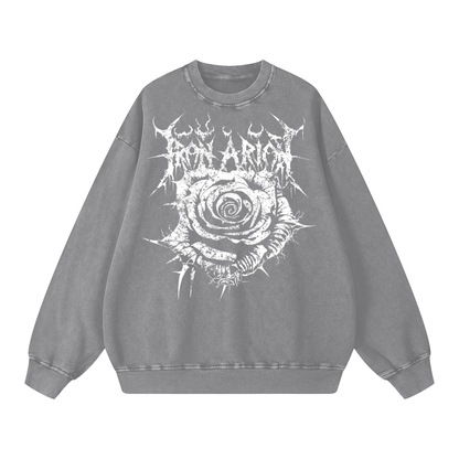 Acid Wash Oversize Sweatshirt - 360 GSM
