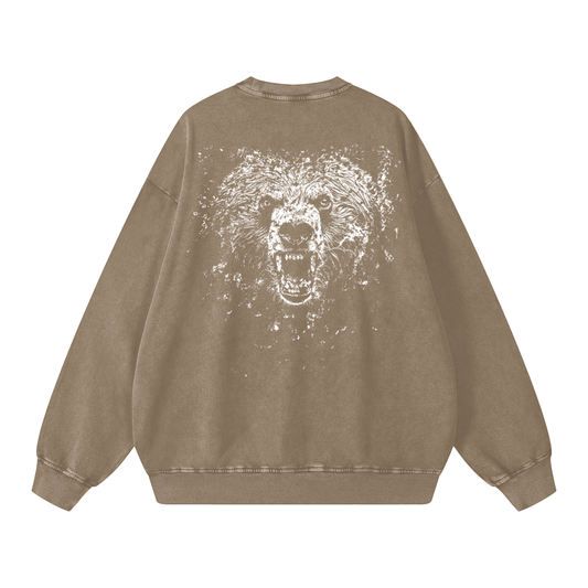 Acid Wash Oversize Sweatshirt - 360 GSM