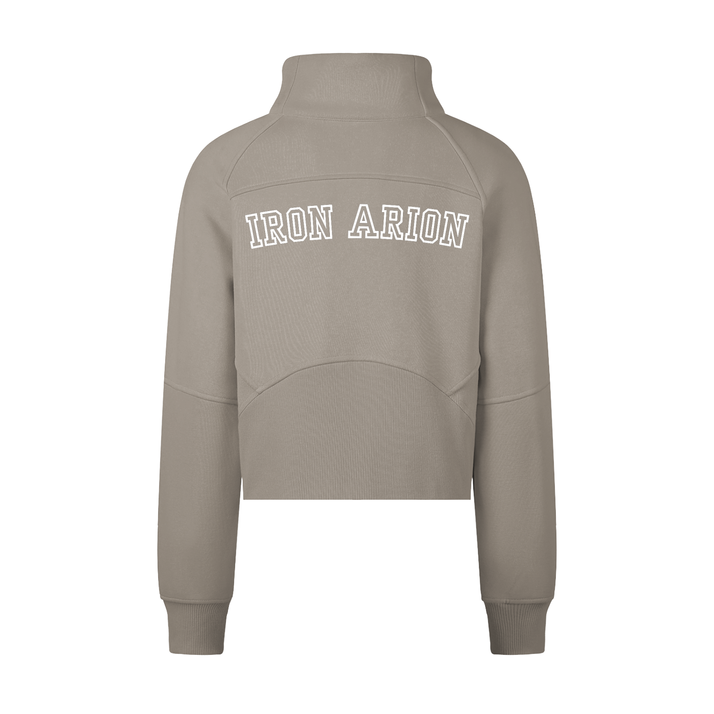Cropped Half-Zip Sweatshirt