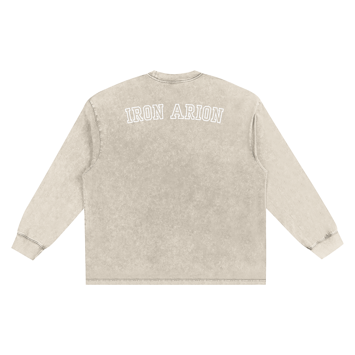 Snow Washed Oversize Long Sleeve T-shirt