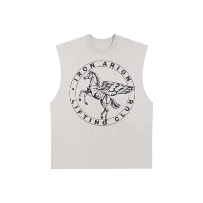 Raw Edge Cotton Tank Top