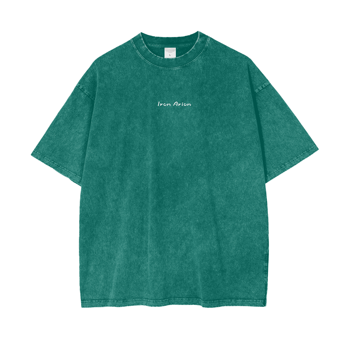 Oversize Snow Washed T-Shirt "IRON"