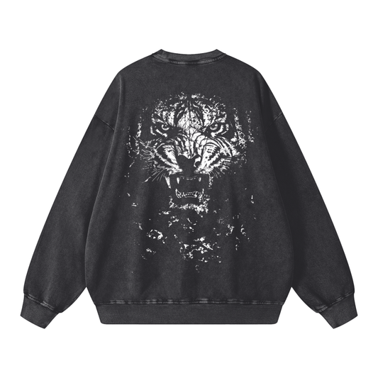Acid Wash Oversize Sweatshirt - 360 GSM