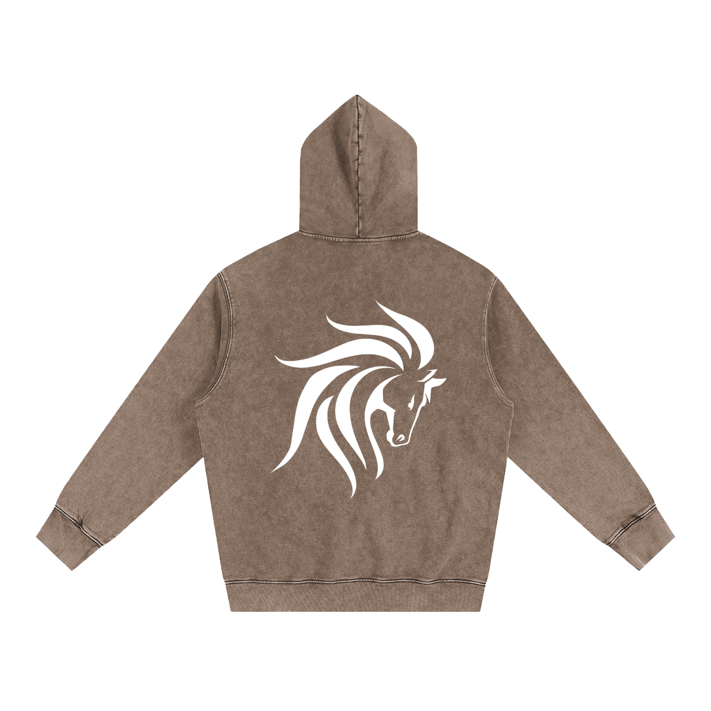 Heavyweight Pure Cotton Classic Snow Washed Hoodie