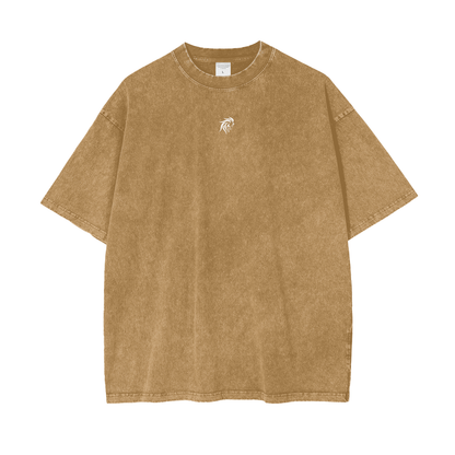 "DIVINE" Oversize Snow Washed T-Shirt